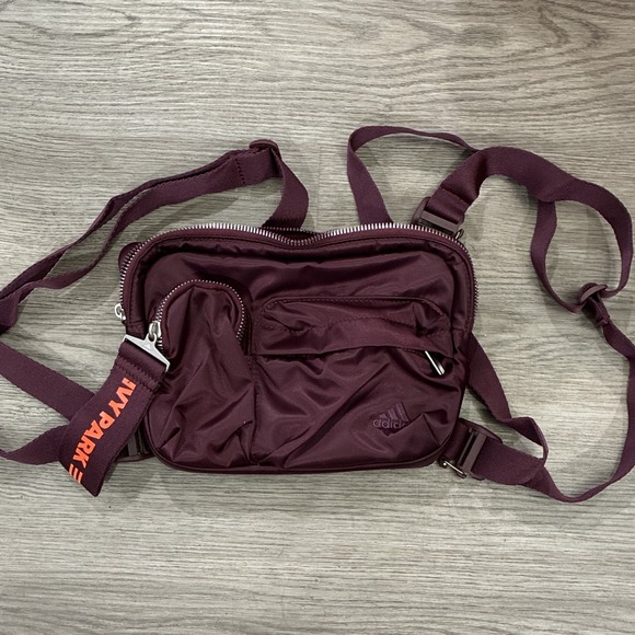 adidas Handbags - adidas Ivy Park Harness Bag Maroon/Solar Orange FW19 GK7382